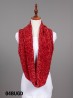 Super Soft Chenille Feeling Ribbed Loop Scarf